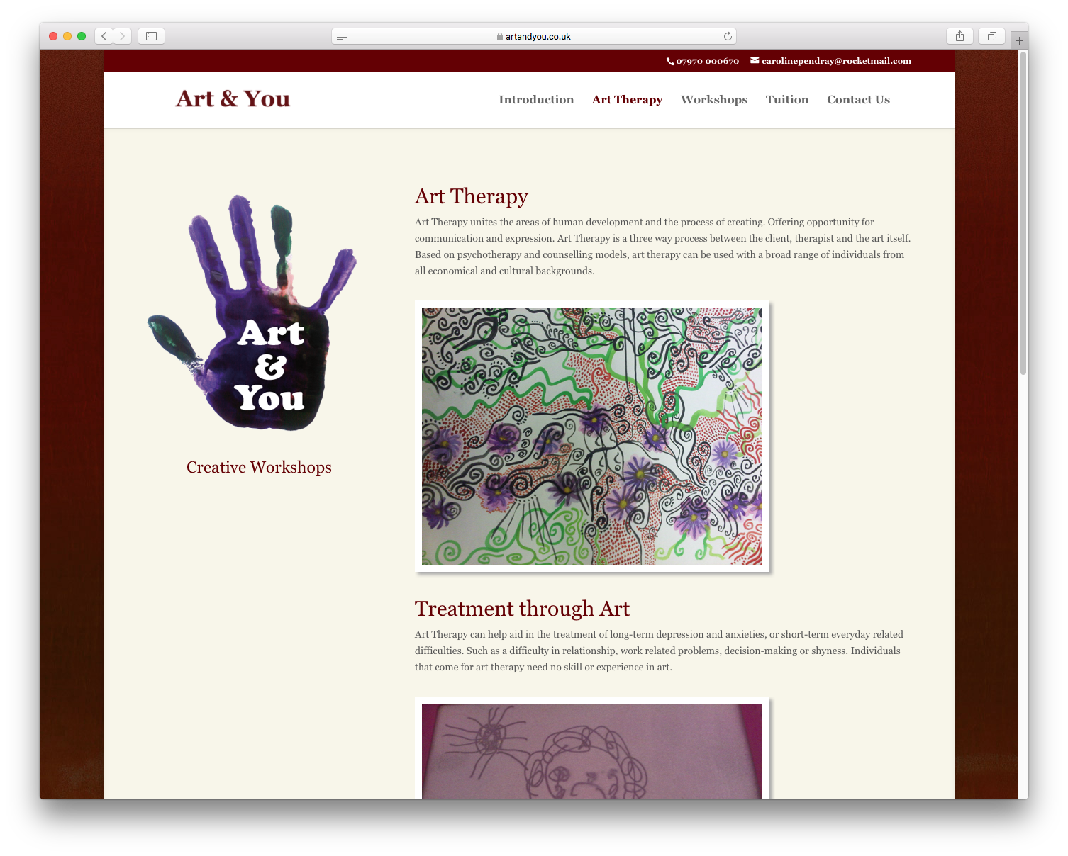 Art and You website