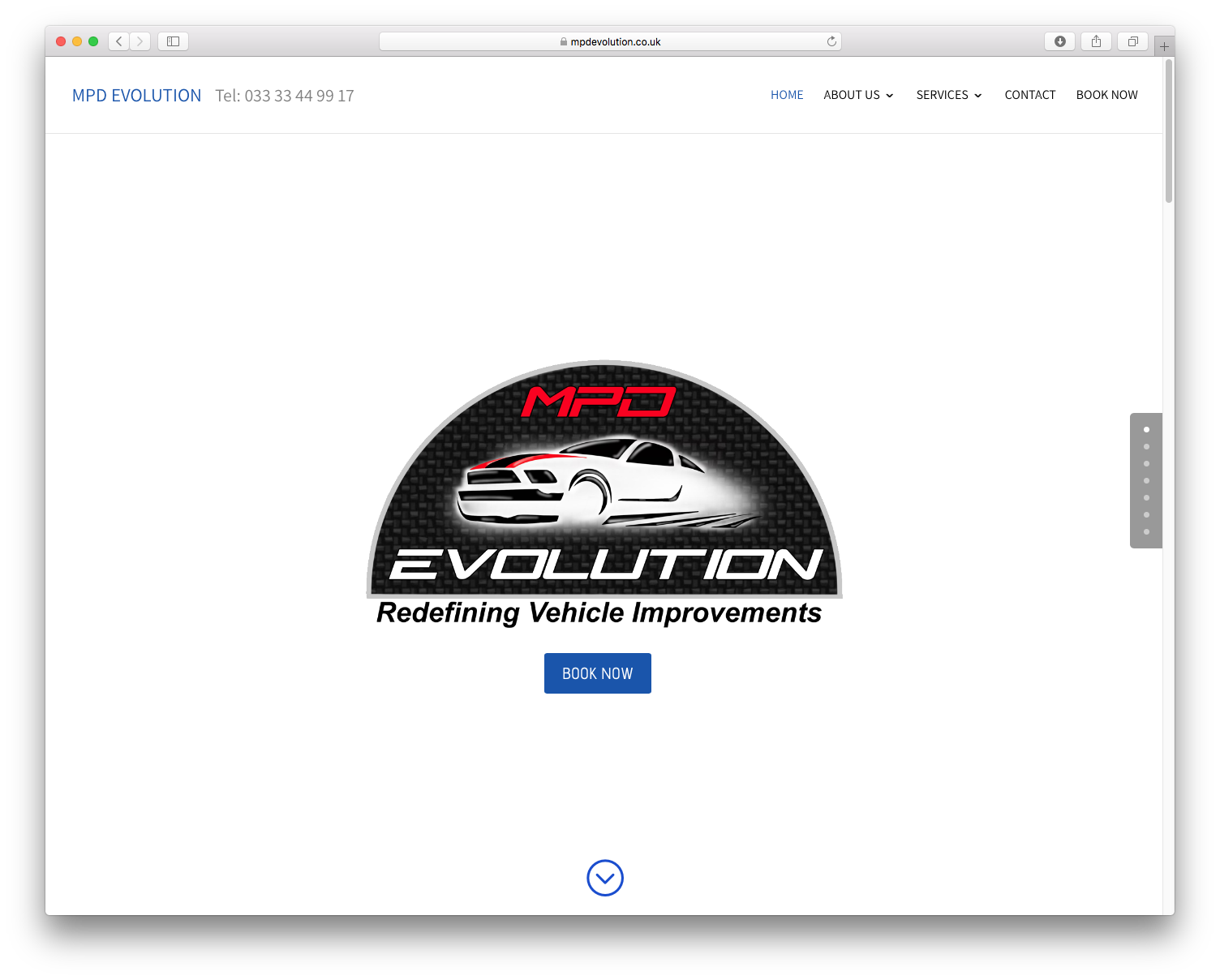 MPD Evolution website