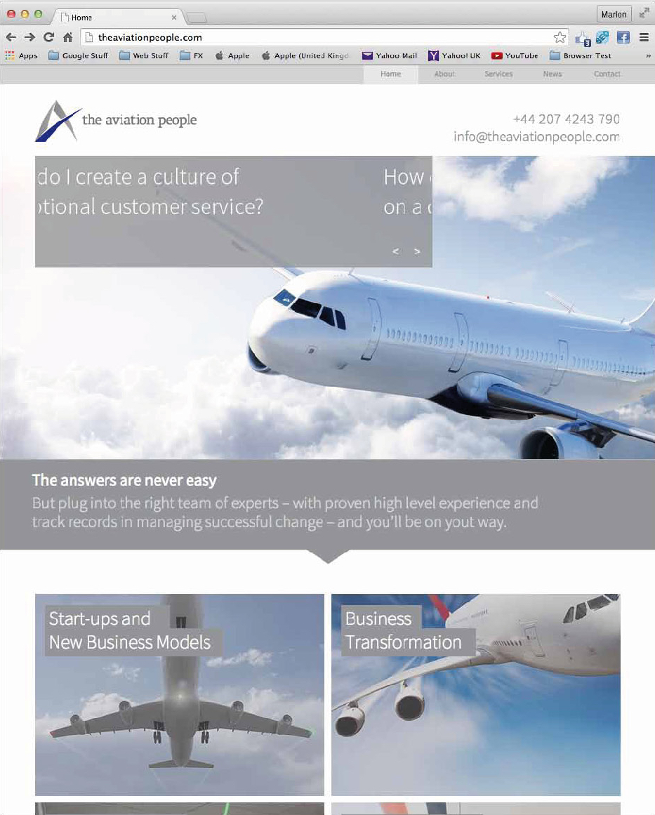 The Aviation People website